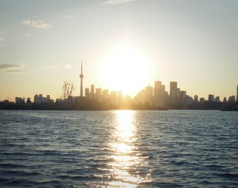 toronto at sunset