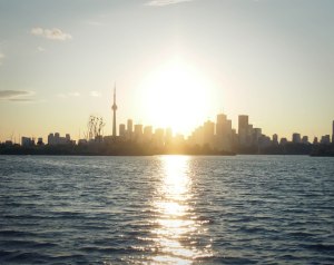 toronto at sunset