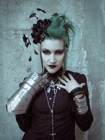 mistress mccutchan gloomth gothic photoshoot with armour