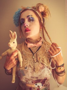 fashion clown makeup gloomth