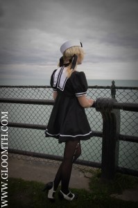 sailor collar babydoll dress