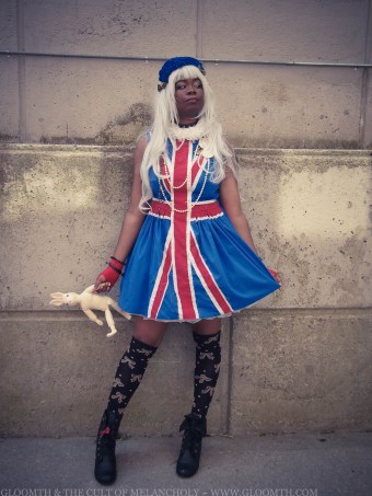 union jack flag dress gloomth punk