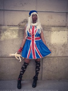 union jack flag dress gloomth punk