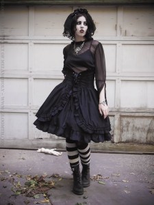 gothic corset skirt lolita gloomth