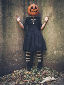 pumpkinhead mask photoshoot gloomth