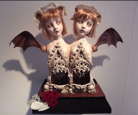 doll artist mari shimizu bat wings