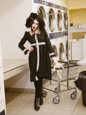 laundromat photoshoot gloomth
