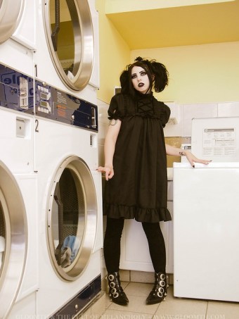 laundromat photoshoot