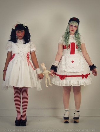 st.gloomth hospital medical lolita outfits