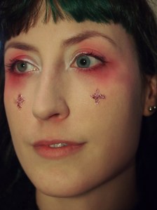 menhera glitter makeup tutorial