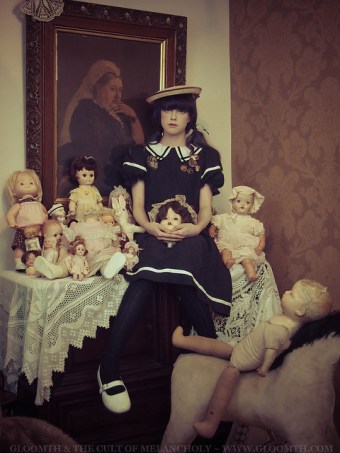 antique sailor dress doll outfit gloomth