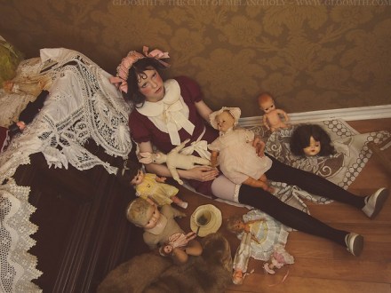 antique dolly bloomers romper costume outfit gloomth