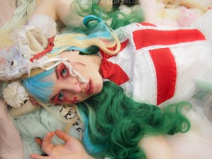 menhera hospital theme photoshoot gloomth outfit