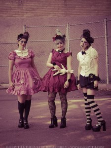 clown fashion makeup photoshoot gloomth