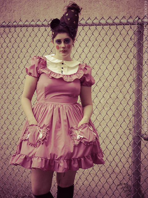 clown fashion photoshoot makeup hair party hat