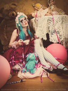 colorful monster tea party