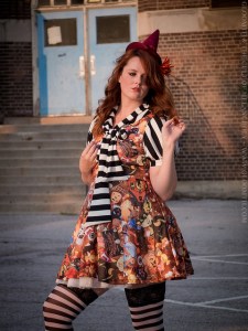 halloween print skater dress gloomth toronto canada