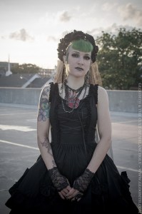 gothic corset valance dress toronto editorial photographer taeden hall