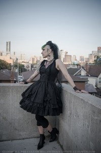 gothic fashion toronto designer taeden hall gloomth