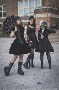 gothic fashion models toronto canada gloomth