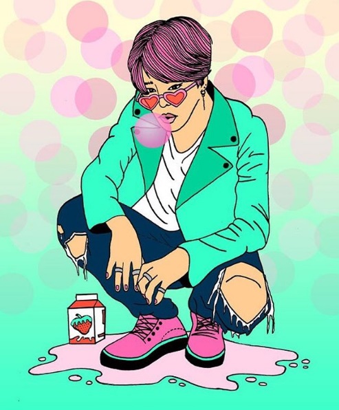 jacqueline denton BTS fan artwork