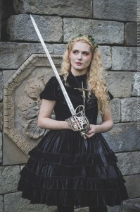 joan of arc outfit gloomth photoshoot halloween