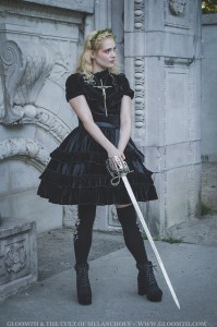 joan of arc photoshoot gothic lolita gloomth