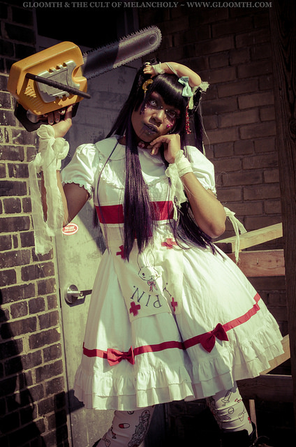 chainsaw massacre halloween outfit nurse gloomth