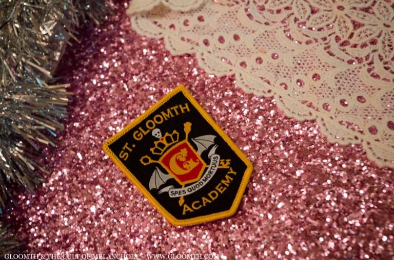 st gloomth academy embroidered patch