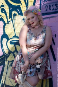 plus size toy print skater dress by gloomth