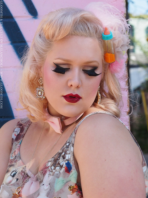 kawaii plus size toy print dress by gloomth