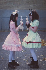 creepy doll nurse girls with toys