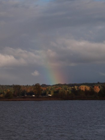 rainbow in north ontario