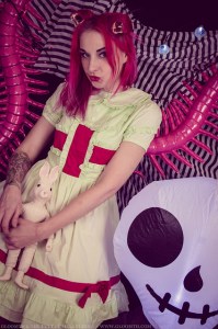 kawaii goth fine lines model toronto gloomth