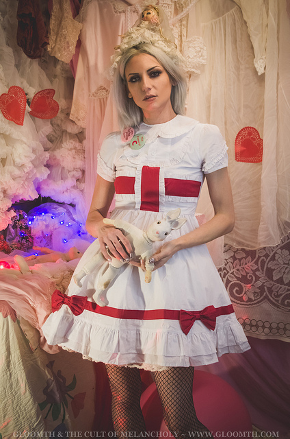 grunge valentine outfit living doll fashion gloomth toronto canada