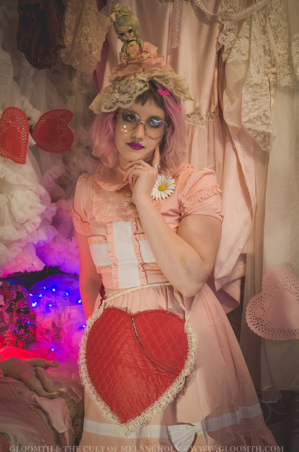 pastel pink lolita nurse dress gloomth toronto canada