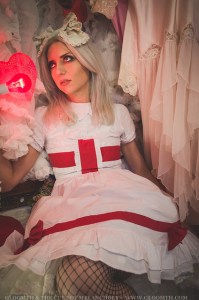 valentine photoshoot editorial lolita grunge fashion gloomth