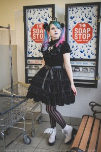 black velvet gothic lolita prom dress gloomth