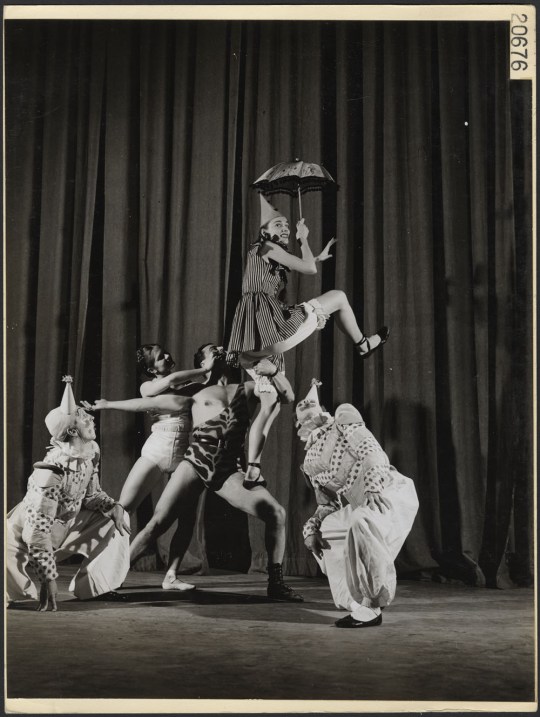 boris volkoff 1946 big top ballet clown dancer canada