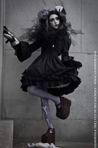 shironuri makeup outfit