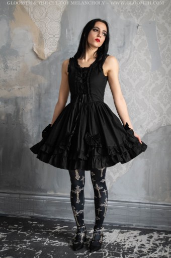 gothic crucifix print tights or leggings by gloomth (1)