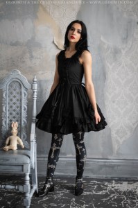 gothic crucifix print tights or leggings by gloomth (1)