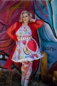 retro valentine heart candy box print dress kawaii outfit plus size by gloomth (4)