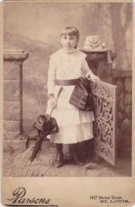 victorian child in mourning