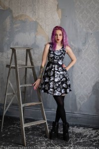 victorian tea cups print teaparty dress by gloomth