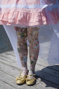 angel print tights cherub