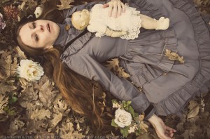 creepy forest girl victorian