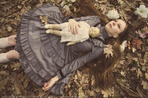 creepy forest girl victorian