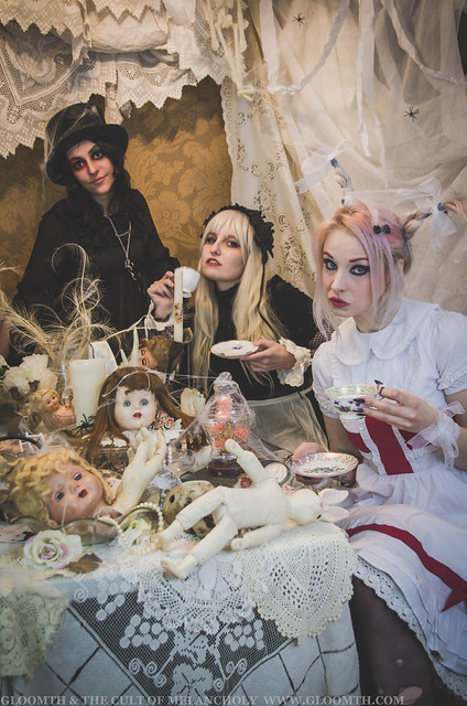 gothic alice wonderland tea party