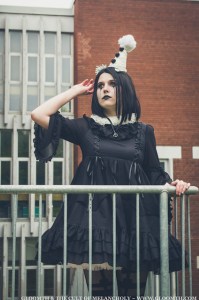gothic clown pierrot